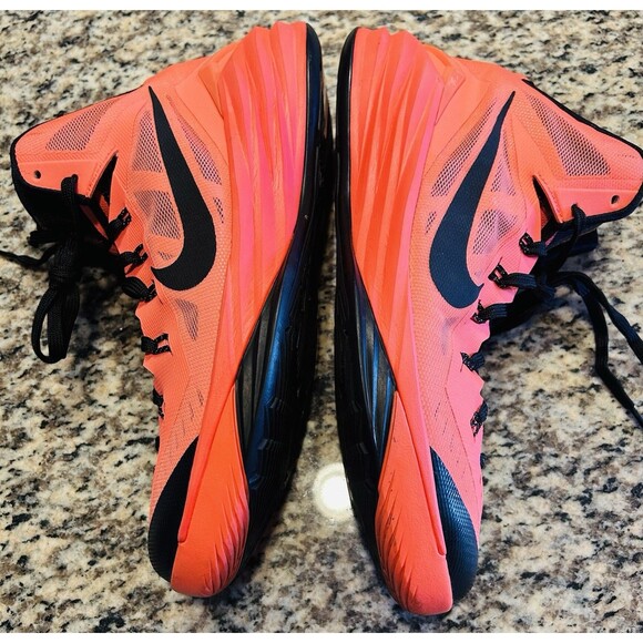 NEW Nike Men’s HyperDUNK 2014 Lunarlon Mango 653640-800 Basketball Sneaker Sz12 - Picture 8 of 9